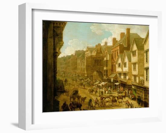 The High Street, Exeter, 1797-John White Abbott-Framed Giclee Print