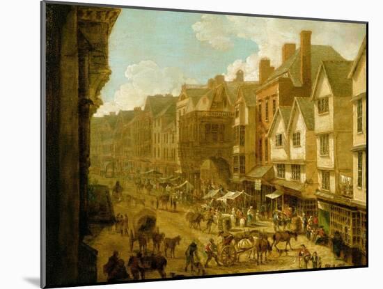 The High Street, Exeter, 1797-John White Abbott-Mounted Giclee Print