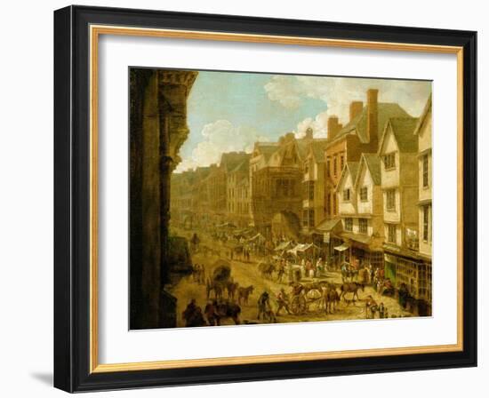 The High Street, Exeter, 1797-John White Abbott-Framed Giclee Print