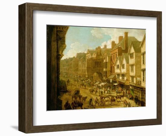 The High Street, Exeter, 1797-John White Abbott-Framed Premium Giclee Print