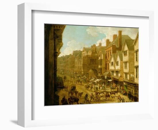 The High Street, Exeter, 1797-John White Abbott-Framed Premium Giclee Print