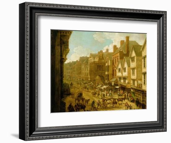 The High Street, Exeter, 1797-John White Abbott-Framed Premium Giclee Print