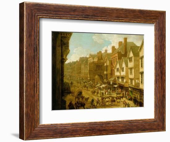 The High Street, Exeter, 1797-John White Abbott-Framed Giclee Print