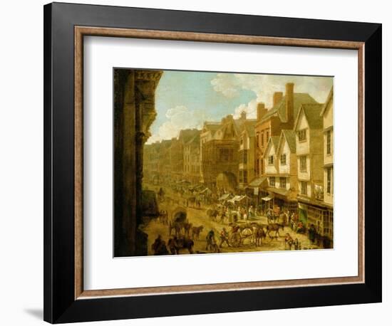 The High Street, Exeter, 1797-John White Abbott-Framed Giclee Print