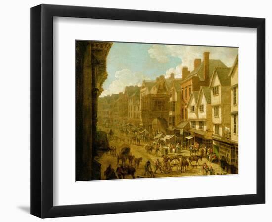 The High Street, Exeter, 1797-John White Abbott-Framed Giclee Print