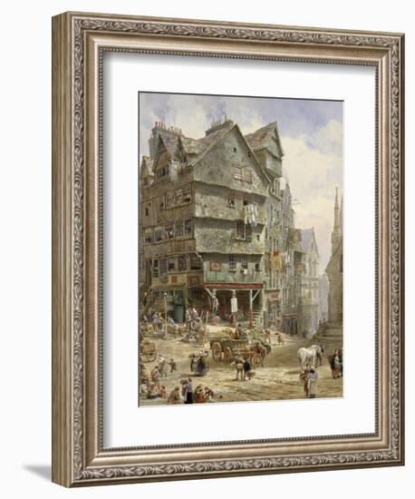 The High Street from the West Bow, Edinburgh-Louise J. Rayner-Framed Giclee Print