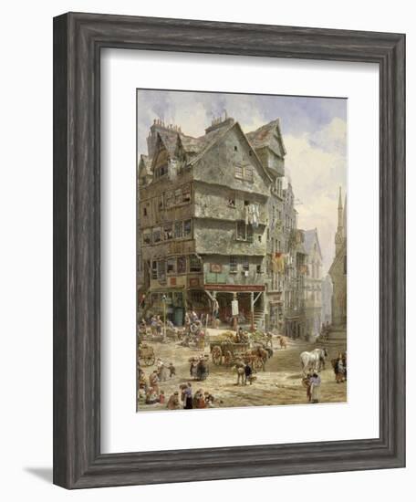 The High Street from the West Bow, Edinburgh-Louise J. Rayner-Framed Giclee Print