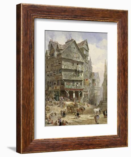 The High Street from the West Bow, Edinburgh-Louise J. Rayner-Framed Giclee Print