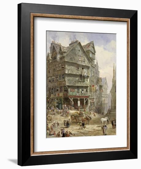 The High Street from the West Bow, Edinburgh-Louise J. Rayner-Framed Giclee Print