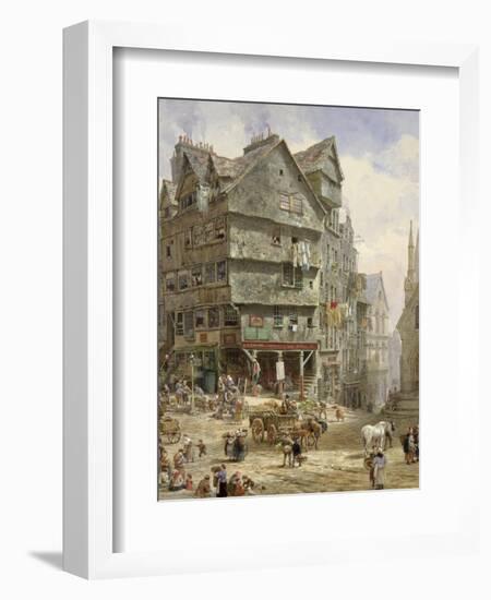 The High Street from the West Bow, Edinburgh-Louise J. Rayner-Framed Giclee Print