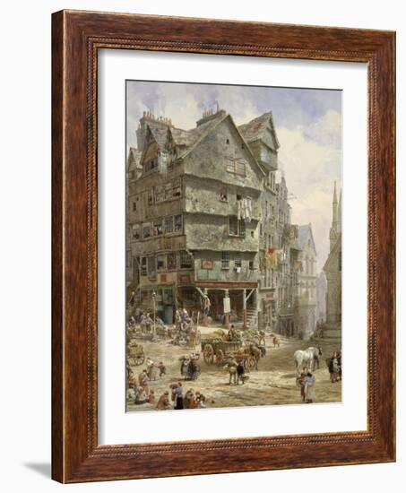 The High Street from the West Bow, Edinburgh-Louise J. Rayner-Framed Giclee Print