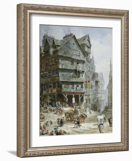 The High Street from the West Bow, Edinburgh-Louise J. Rayner-Framed Giclee Print