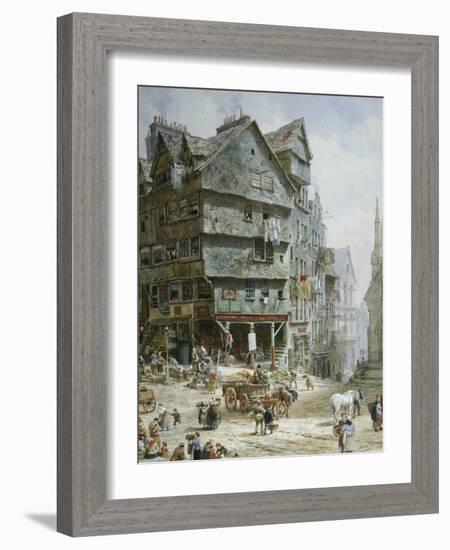 The High Street from the West Bow, Edinburgh-Louise J. Rayner-Framed Giclee Print