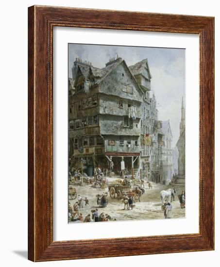 The High Street from the West Bow, Edinburgh-Louise J. Rayner-Framed Giclee Print