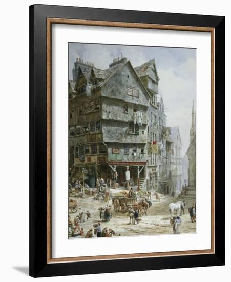 The High Street from the West Bow, Edinburgh-Louise J. Rayner-Framed Giclee Print