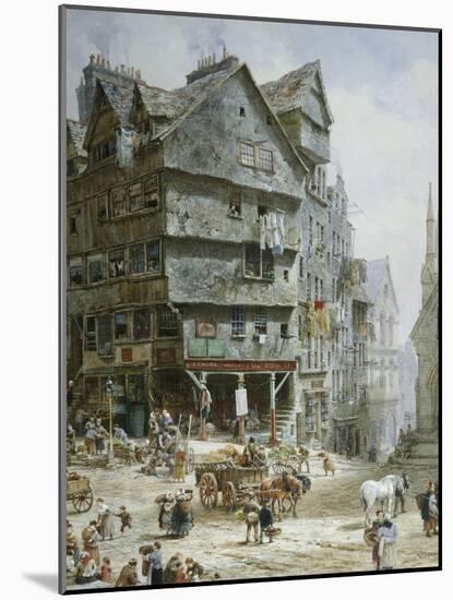 The High Street from the West Bow, Edinburgh-Louise J. Rayner-Mounted Giclee Print