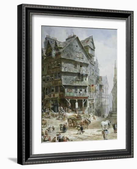 The High Street from the West Bow, Edinburgh-Louise J. Rayner-Framed Giclee Print