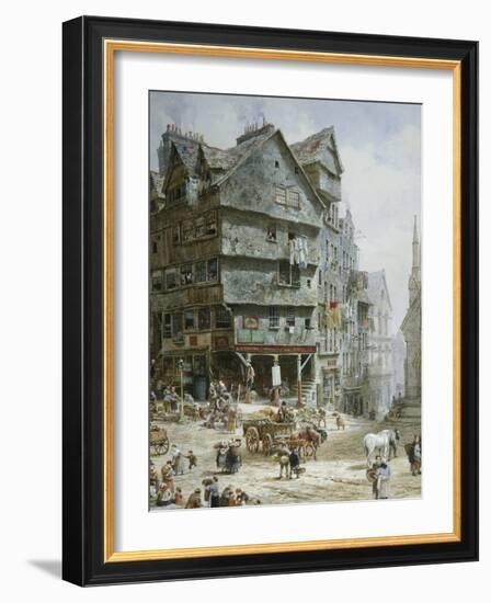 The High Street from the West Bow, Edinburgh-Louise J. Rayner-Framed Giclee Print