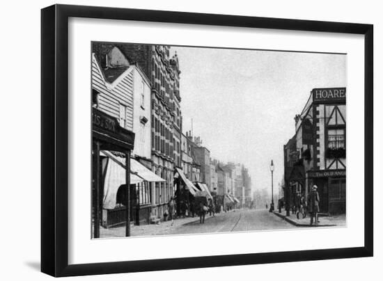 The High Street, Highgate Village, London, 1926-1927-McLeish-Framed Giclee Print