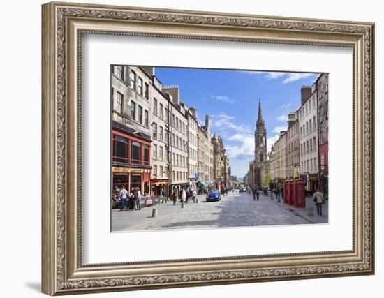 The High Street in Edinburgh Old Town-Neale Clark-Framed Photographic Print