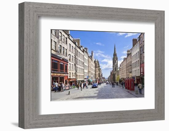 The High Street in Edinburgh Old Town-Neale Clark-Framed Photographic Print