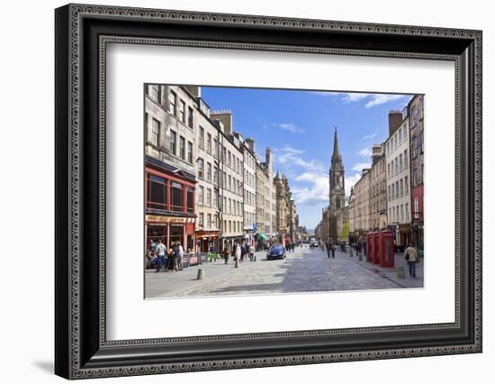 The High Street in Edinburgh Old Town-Neale Clark-Framed Photographic Print