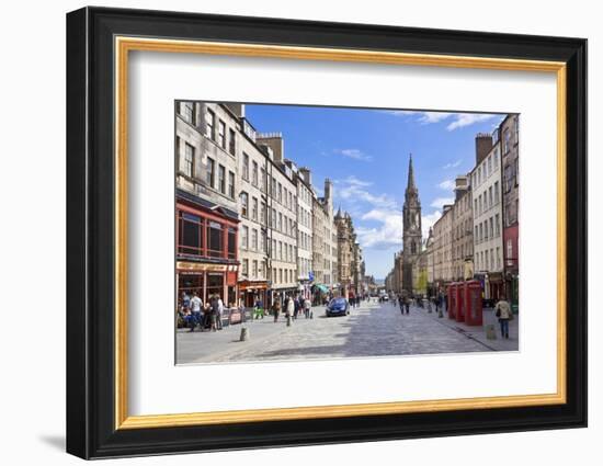 The High Street in Edinburgh Old Town-Neale Clark-Framed Photographic Print