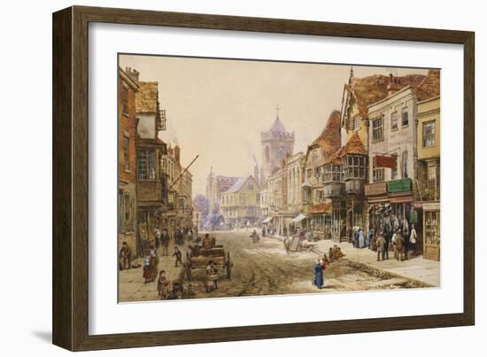 The High Street, Salisbury-Louise J. Rayner-Framed Giclee Print