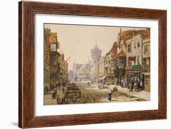 The High Street, Salisbury-Louise J. Rayner-Framed Giclee Print