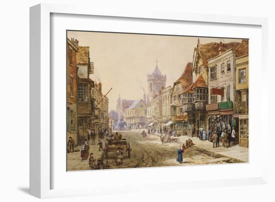 The High Street, Salisbury-Louise J. Rayner-Framed Giclee Print