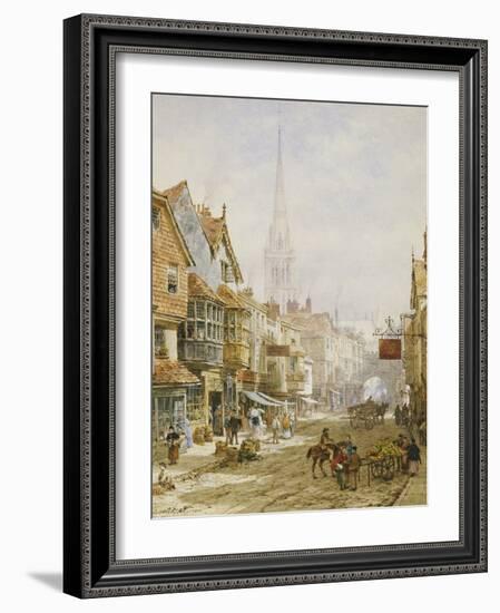 The High Street, Salisbury-Louise J. Rayner-Framed Giclee Print