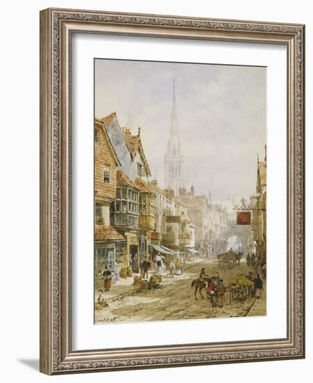 The High Street, Salisbury-Louise J. Rayner-Framed Giclee Print