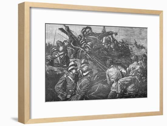 'The Highland Brigade Storming The Trenches at Tel-El-Kebir', c1882-Unknown-Framed Giclee Print