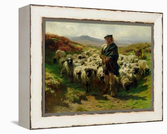 The Highland Shepherd, 1859-Rosa Bonheur-Framed Premier Image Canvas