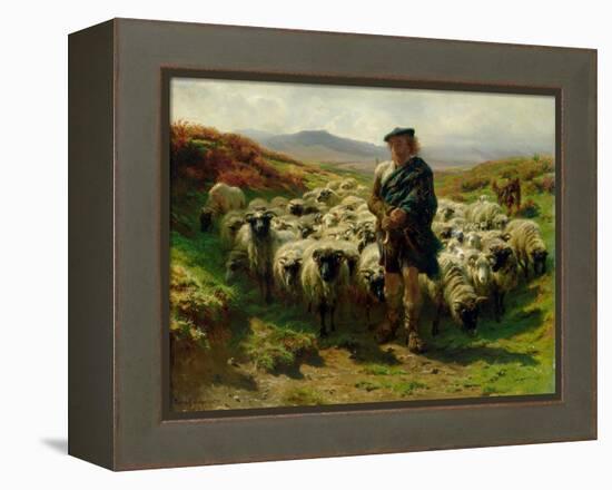 The Highland Shepherd, 1859-Rosa Bonheur-Framed Premier Image Canvas