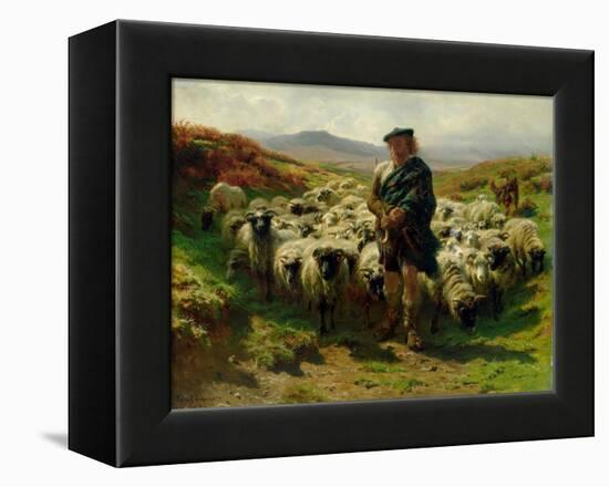 The Highland Shepherd, 1859-Rosa Bonheur-Framed Premier Image Canvas