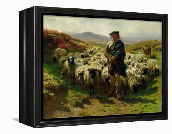 The Highland Shepherd, 1859-Rosa Bonheur-Framed Premier Image Canvas