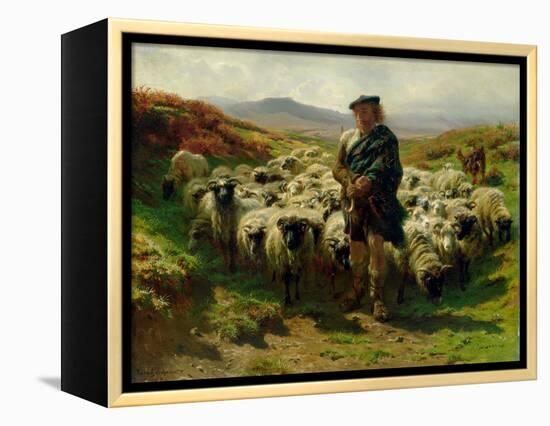 The Highland Shepherd, 1859-Rosa Bonheur-Framed Premier Image Canvas