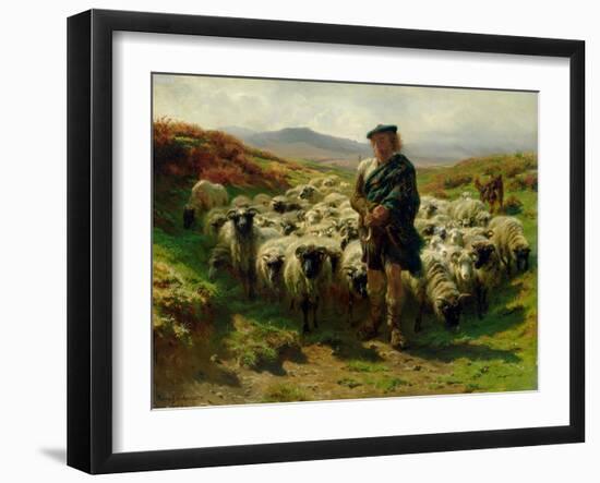 The Highland Shepherd, 1859-Rosa Bonheur-Framed Giclee Print