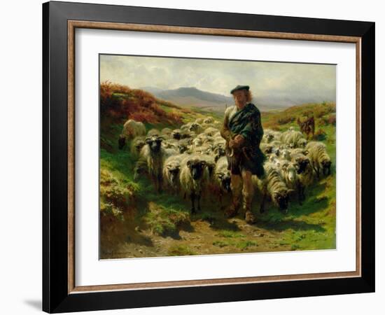 The Highland Shepherd, 1859-Rosa Bonheur-Framed Giclee Print