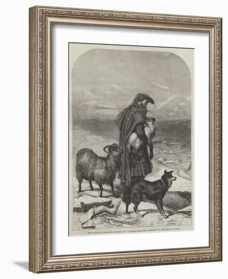 The Highland Shepherd-Richard Ansdell-Framed Giclee Print