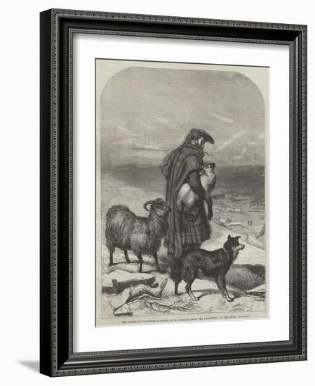 The Highland Shepherd-Richard Ansdell-Framed Giclee Print