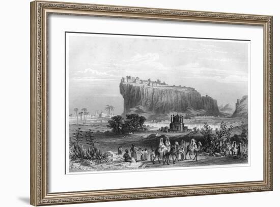 The Hill Fortress of Gwalior, India, C1860-null-Framed Giclee Print