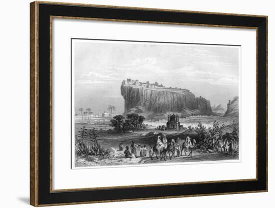 The Hill Fortress of Gwalior, India, C1860-null-Framed Giclee Print