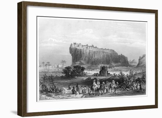 The Hill Fortress of Gwalior, India, C1860-null-Framed Giclee Print