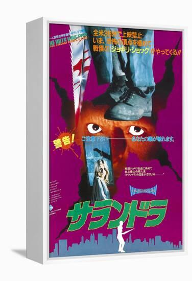 The Hills Have Eyes, Poster, Bottom: Susan Lanier, Closeup: Michael Berryman, 1977-null-Framed Stretched Canvas