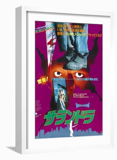 The Hills Have Eyes, Poster, Bottom: Susan Lanier, Closeup: Michael Berryman, 1977-null-Framed Art Print