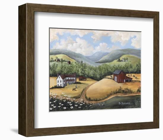 The Hills of Home-Barbara Jeffords-Framed Art Print