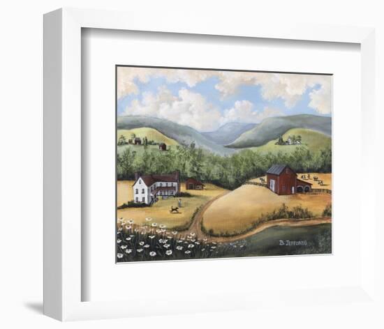 The Hills of Home-Barbara Jeffords-Framed Art Print