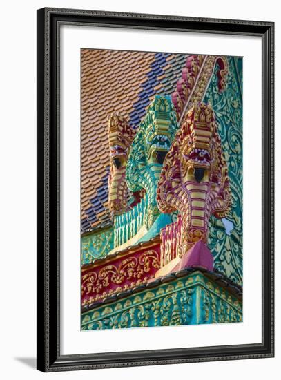 The Hilltop Temple of Wat (Phnom) Hanchey-Michael Nolan-Framed Photographic Print